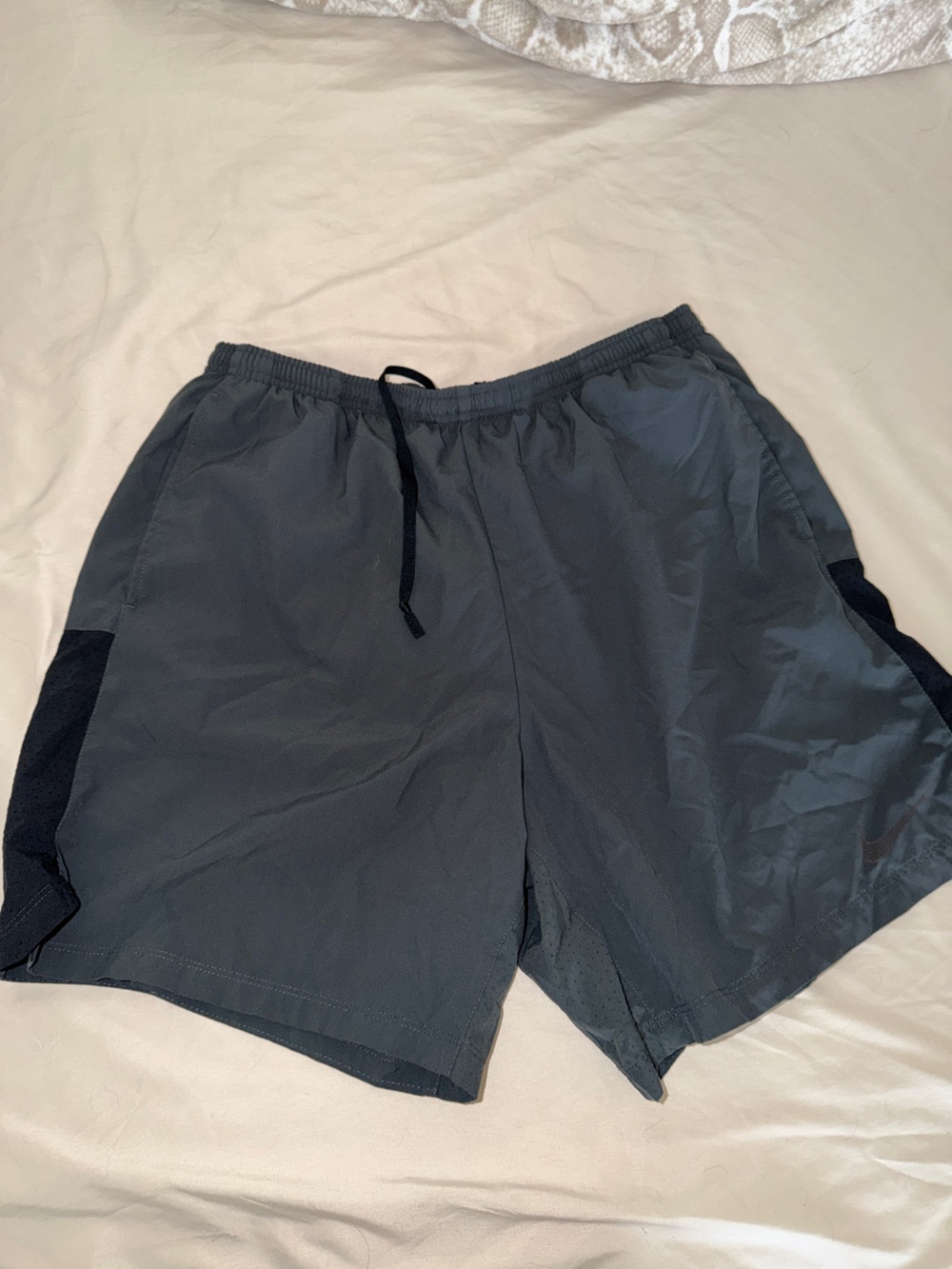 Nike Men's Athletic Shorts in Charcoal with Black Trim